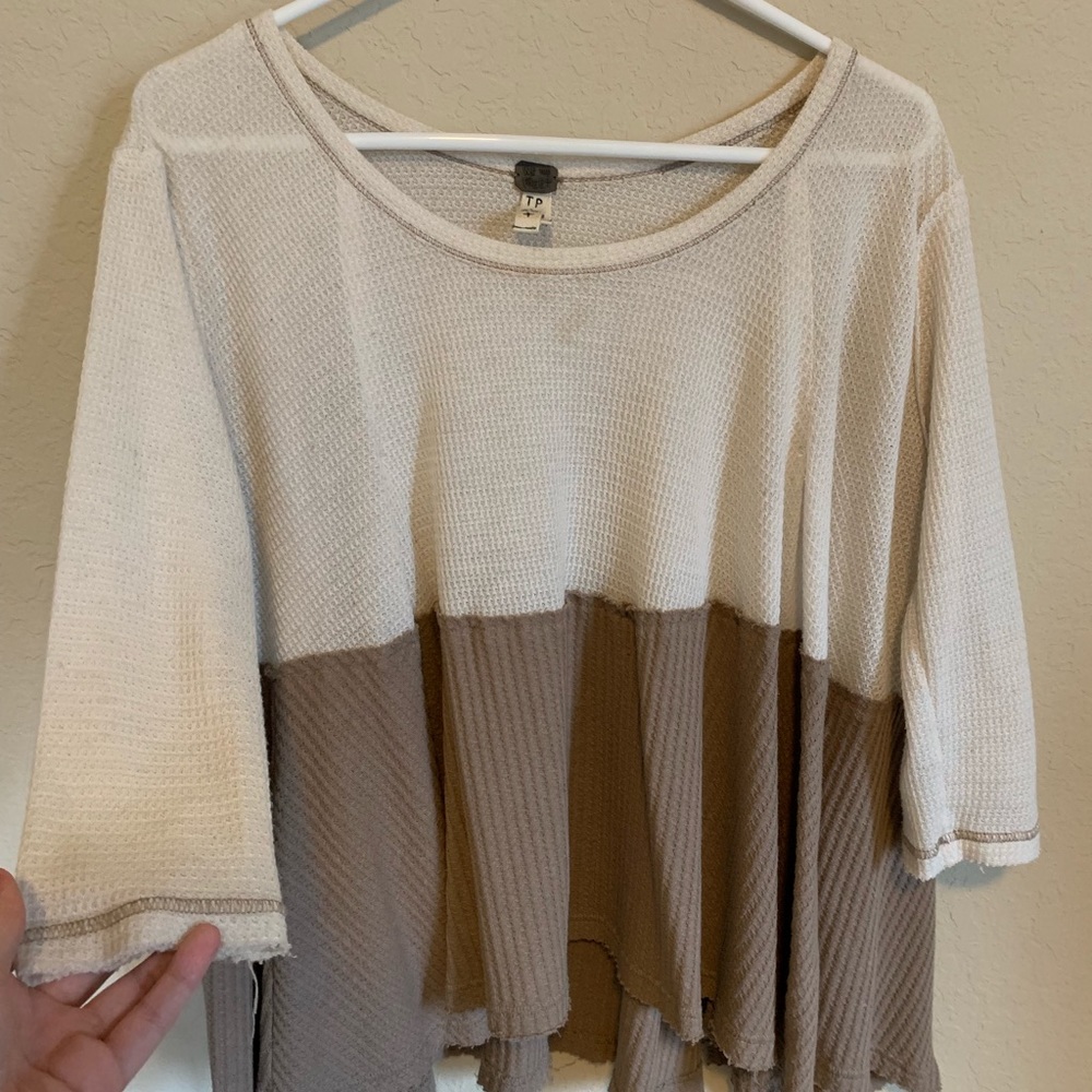 Free People Color Block Sweater - Picture 1 of 3